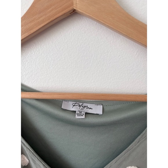 Polagram Green and White Polka Dot Dress – Size Medium - Picture 2 of 5